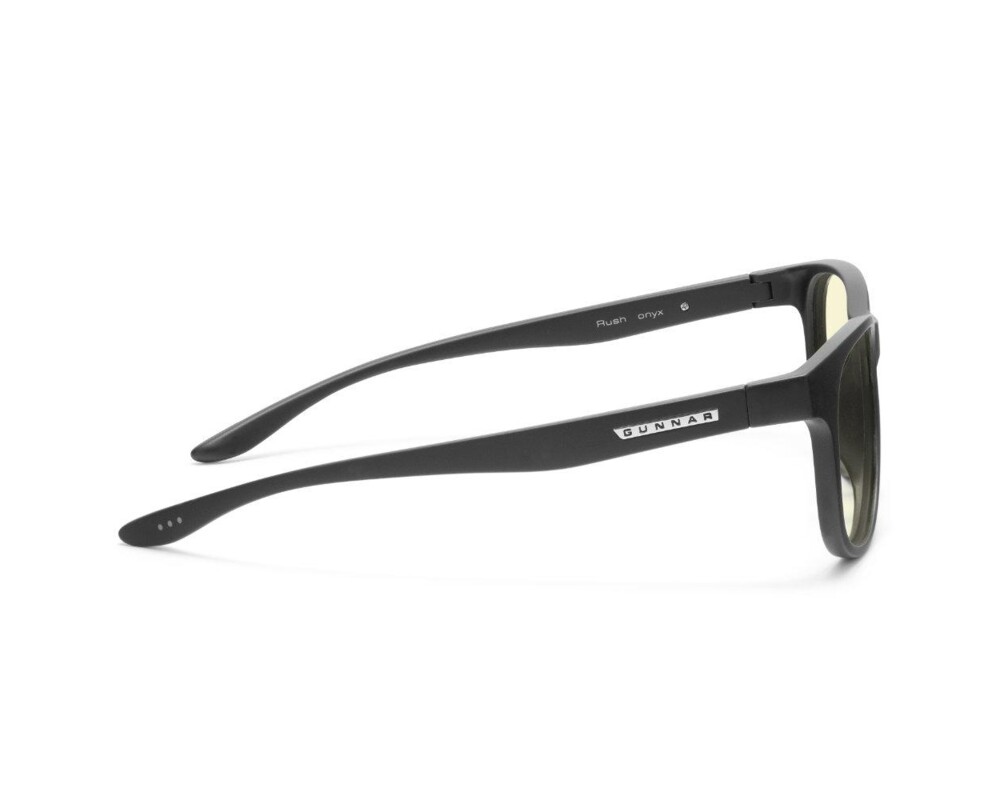 Очила за компютър Детски компютърни очила GUNNAR Rush Kids 12+, Amber Natural, Черен 3