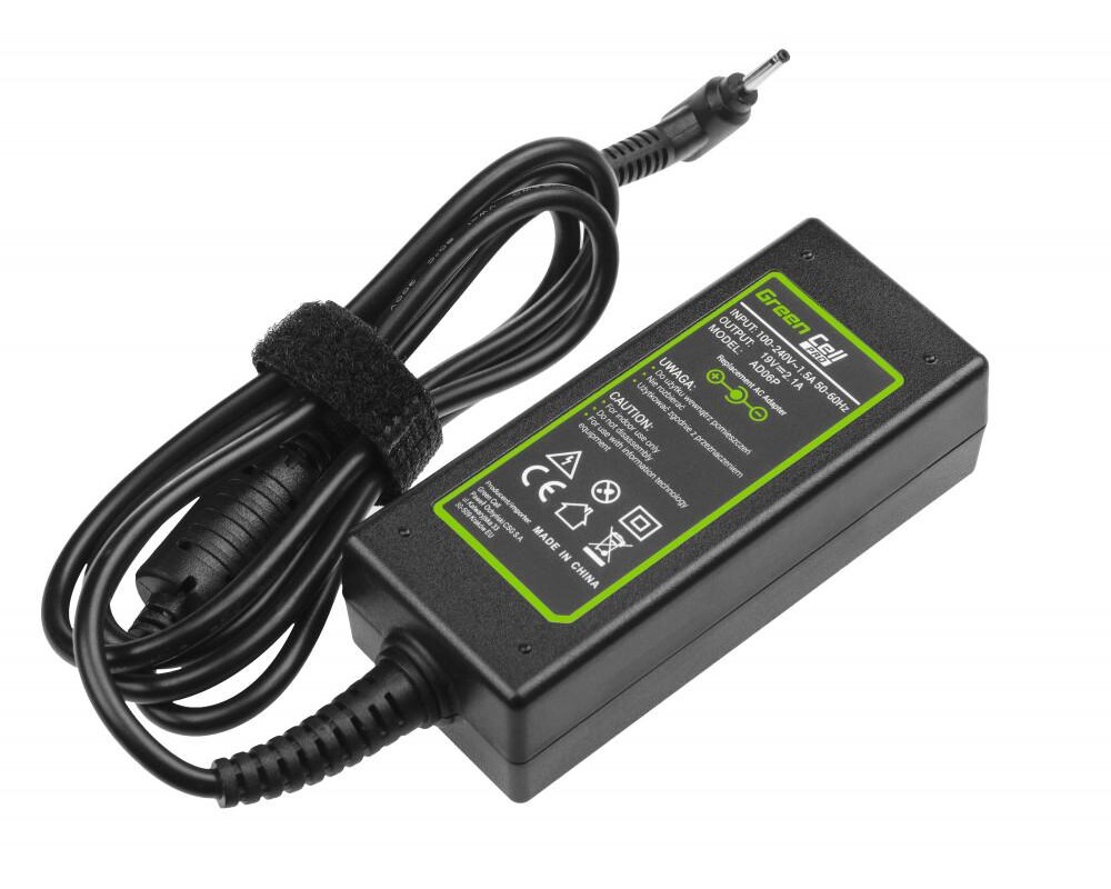 Зарядно Захранване за лаптоп GREEN CELL, за Asus Eee PC, 19V, 2.1A  2