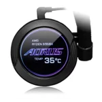 Охладител за процесор Gigabyte AORUS WATERFORCE X 360, LCD Display, RGB 4