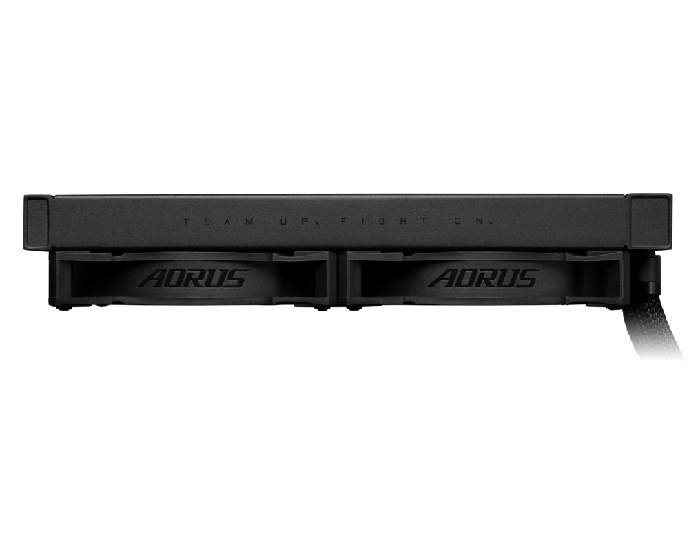 Охладител за процесор Gigabyte AORUS WATERFORCE X 280, LCD Display, RGB Fusion 3
