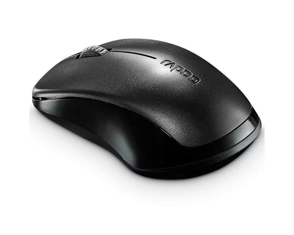 Мишка Безжична оптична мишка RAPOO 1620, 2.4 GHz, Черен 7