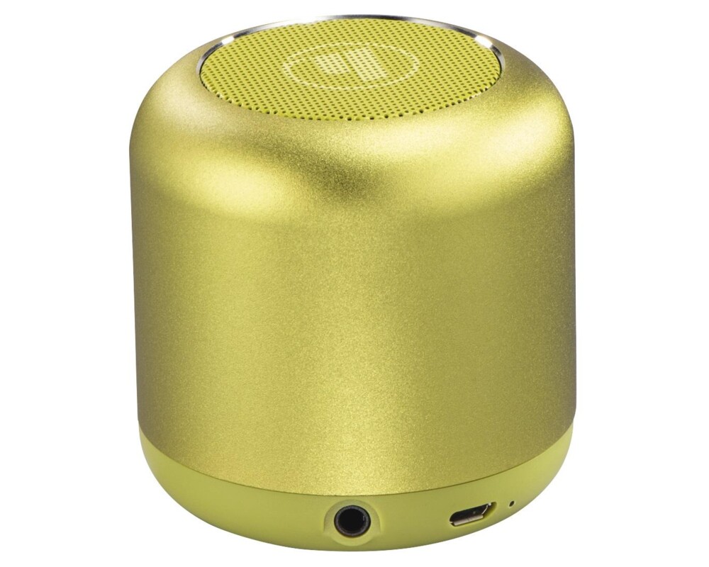 Тонколони Bluetooth смарт тонколона HAMA Drum 2.0, 3.5mm жак, 3.5W, Жълто-зелена 2