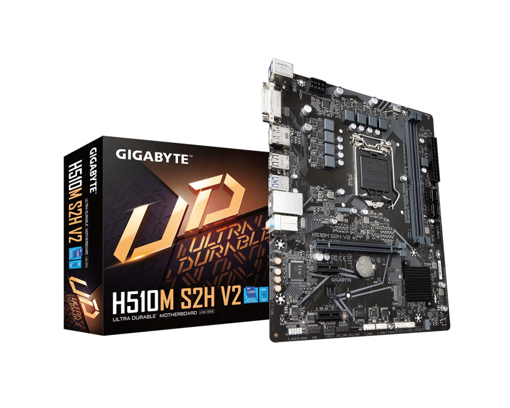 Дънна платка GIGABYTE H510M V2 S2H ATX MB LGA 1200 DDR4 4xSATA 1xM.2 mATX MB 6