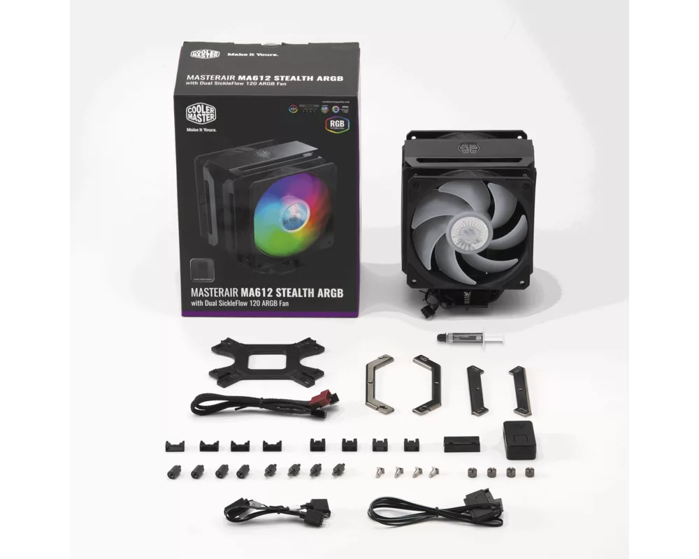 Cooler Master MasterAir MA612 Stealth ARGB 206349 MAP-T6PS-218PA-R1 на ...