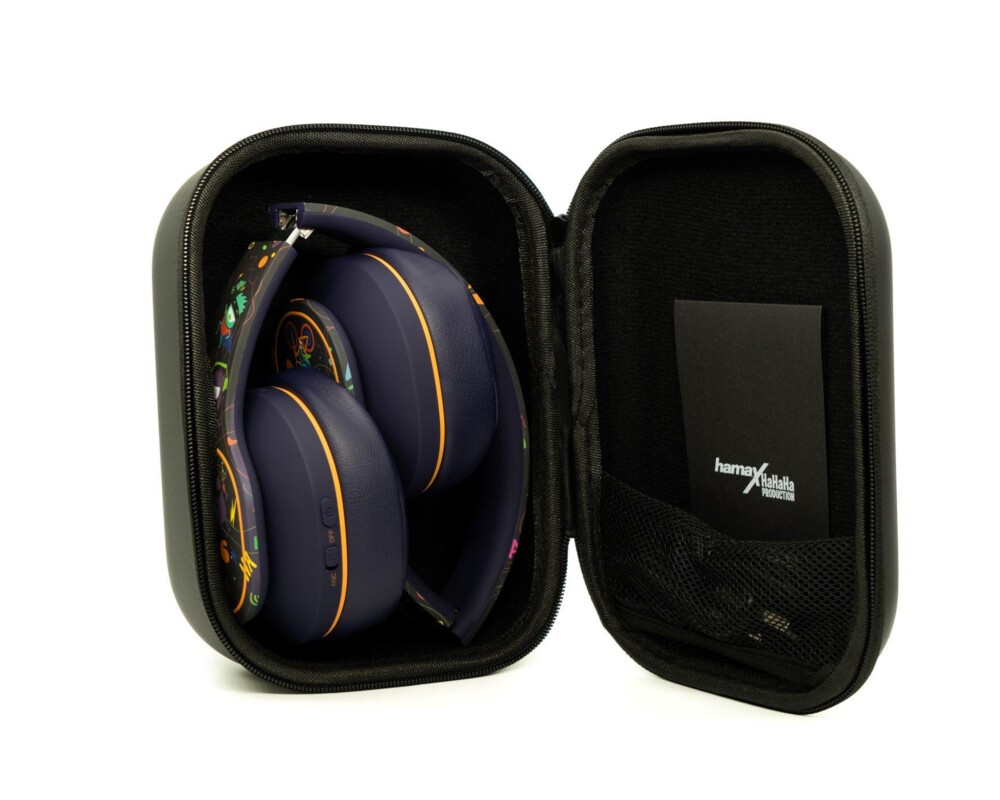 Слушалки Блутут слушалки HaHaHa Live, Стерео, Микрофон, Потискане на шума, Лилави 4