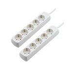 <span>Разклонител</span> HAMA 5 гнезда, 1.4 м, комплект от 2 бр., бял <span class='catalog-num-in-name'>HAMA-137393</span> - 