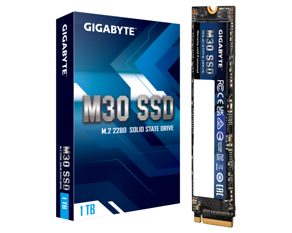 SSD 1TB Gigabyte M30 M.2 2280 PCIe 3.0 SSD 5
