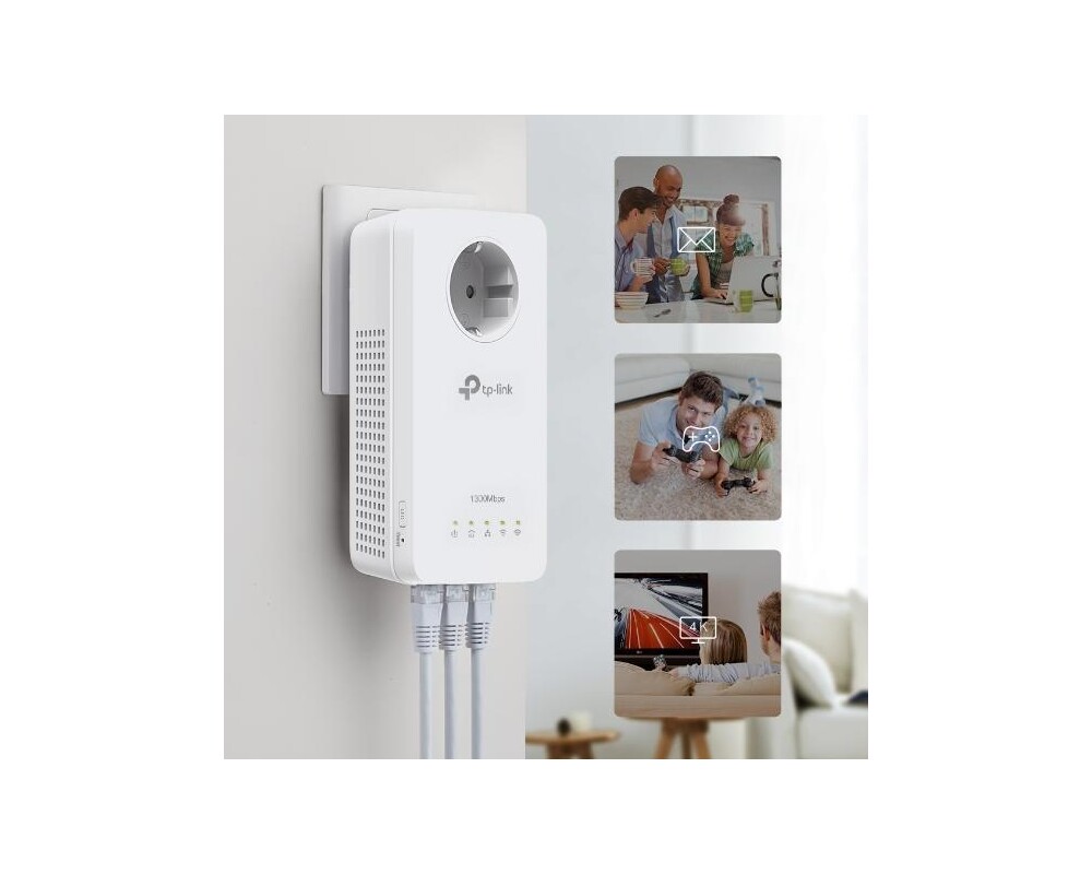 Powerline адаптер TP-Link TL-WPA8631P AV1300 13