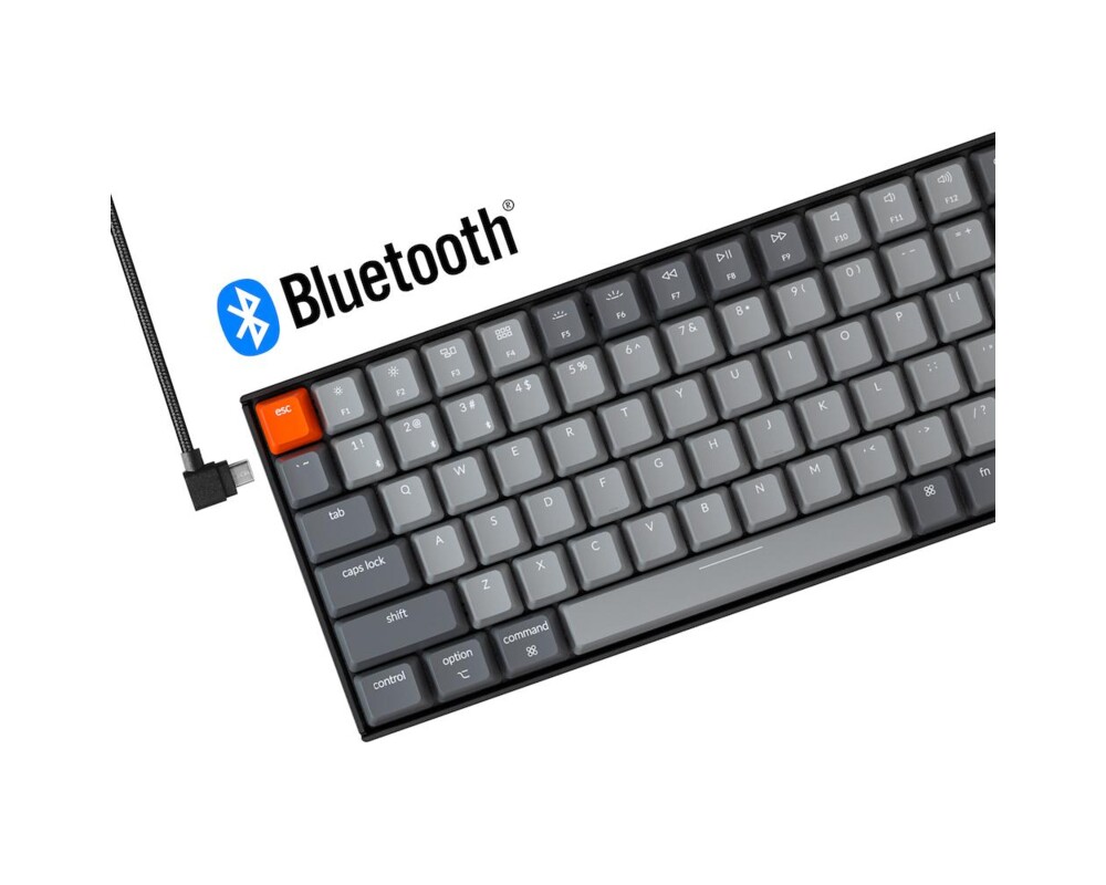 Клавиатура Геймърска Механична клавиатура Keychron K4 Hot-Swappable Full-Size Gateron Blue Switch White LED Gateron Blue Switch ABS 2