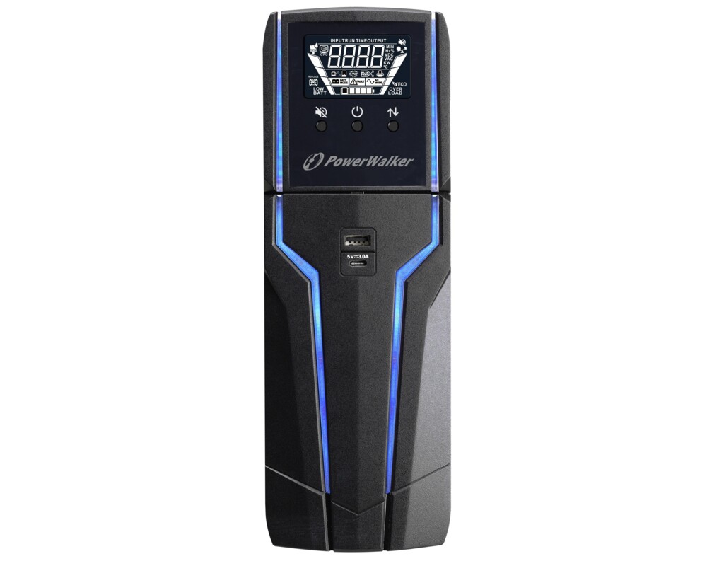 UPS POWERWALKER VI1000GXB, За професионален гейминг, 1000VA, Line Interactive 2