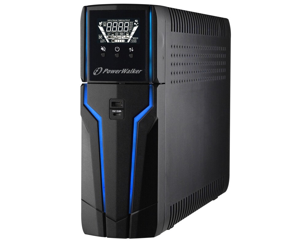 UPS POWERWALKER VI1000GXB, За професионален гейминг, 1000VA, Line Interactive 3