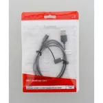 Адаптери Кабел HAMA 2 в 1, USB-A мъжко - Micro USB мъжко, Адаптер USB-C, 1.0 м., Сив 2