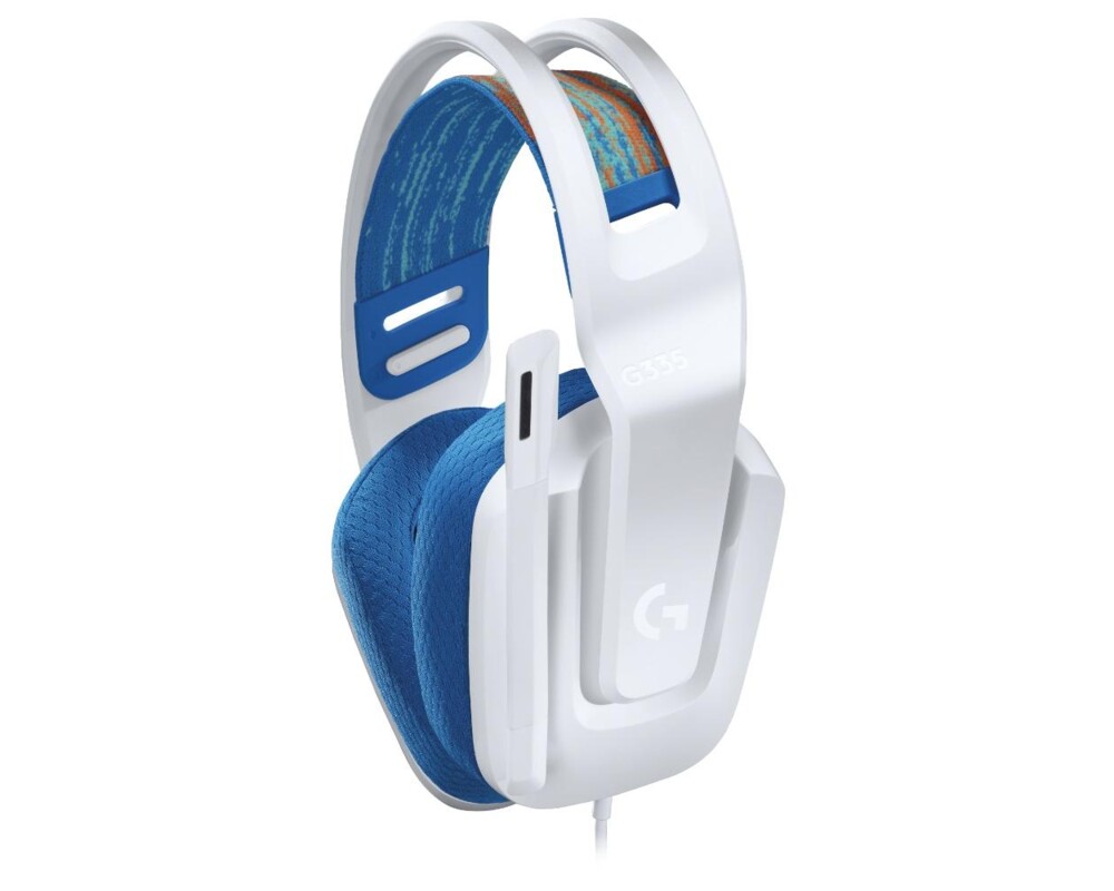 Слушалки Геймърски слушалки Logitech G335, Микрофон, Бели 2