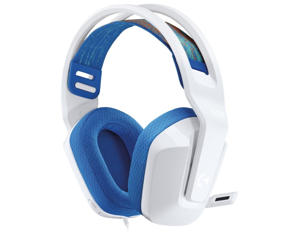 Слушалки Геймърски слушалки Logitech G335, Микрофон, Бели 3