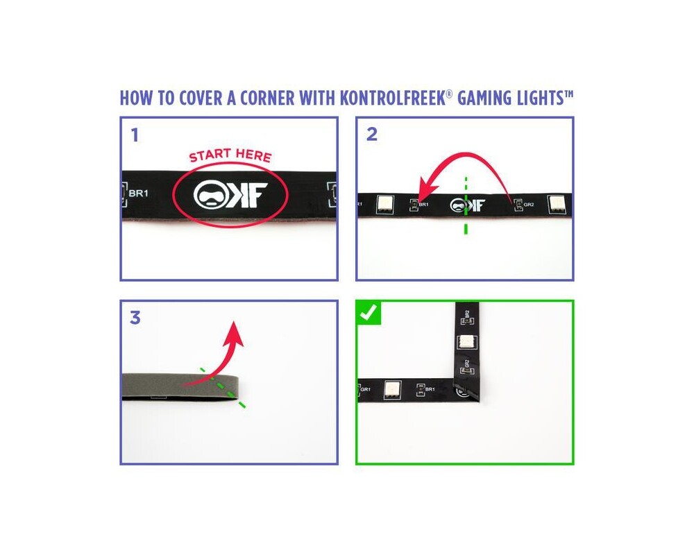 Контролер RGB лента KontrolFreek Gaming Lights Kit, USB (3.6m) 6