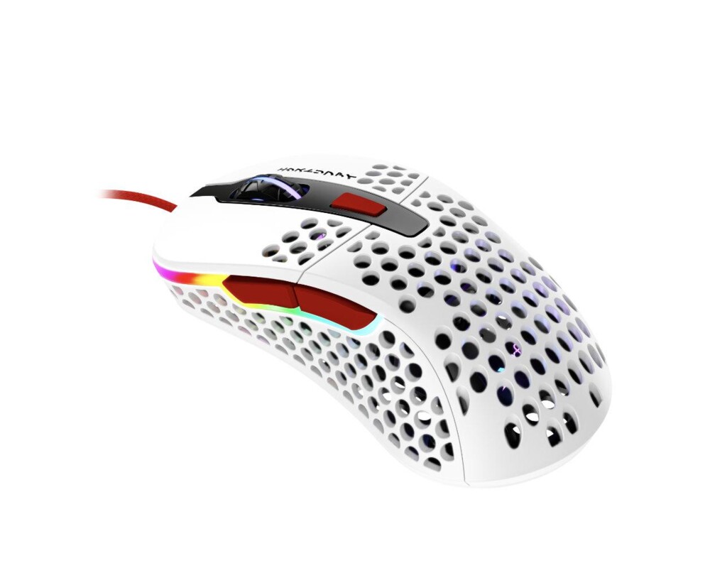 Мишка Геймърска мишка Xtrfy M4 Tokyo, RGB, Бял//Червен 2