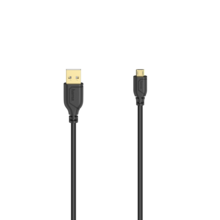  HAMA Flexi-Slim, USB 2.0 мъжко - micro USB мъжко, 0.75 м., Позлатени конектори, Черен 210798 HAMA-200610 на топ цена - PIC.bg
