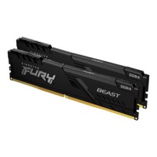   32GB(2x16GB) Kingston FURY Beast Black DDR4 3200MHz CL16 211020 KF432C16BB1K2-32 на топ цена - PIC.bg