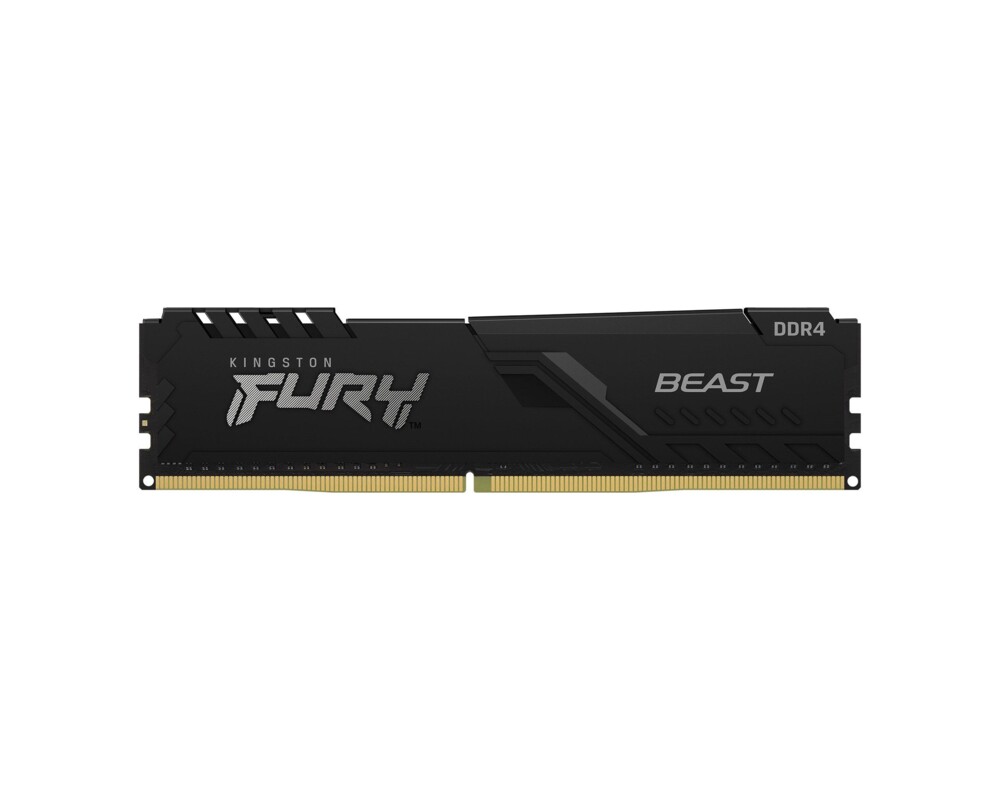 Памет  32GB(2x16GB) Kingston FURY Beast Black DDR4 3200MHz CL16 2
