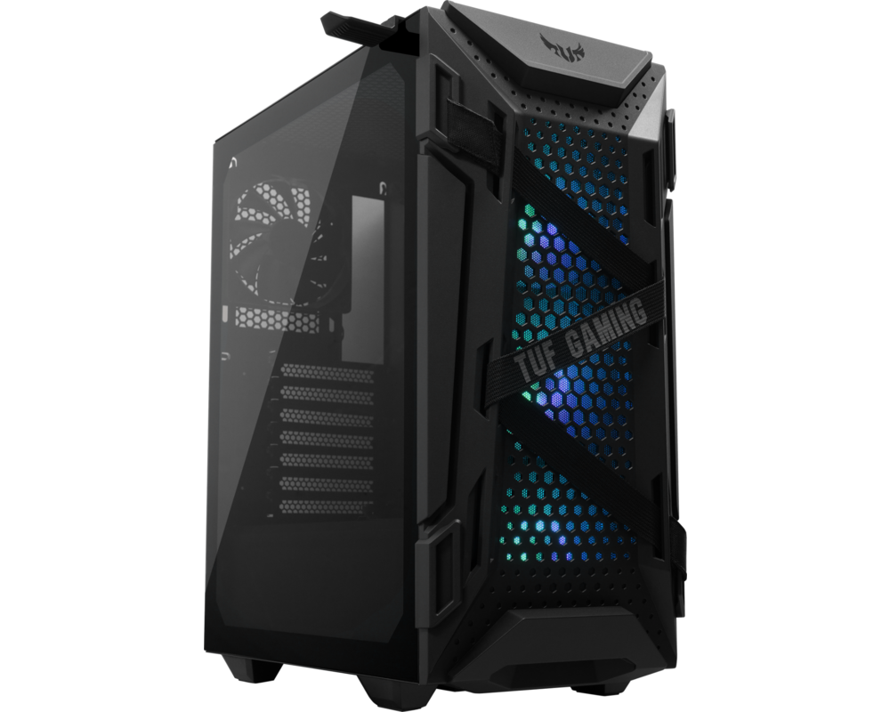 Кутия ASUS TUF Gaming GT301, ATX Mid Tower, Aura Sync ARGB, Черна 2