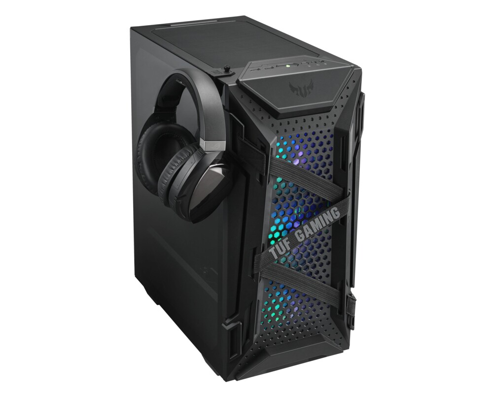 Кутия ASUS TUF Gaming GT301, ATX Mid Tower, Aura Sync ARGB, Черна 3