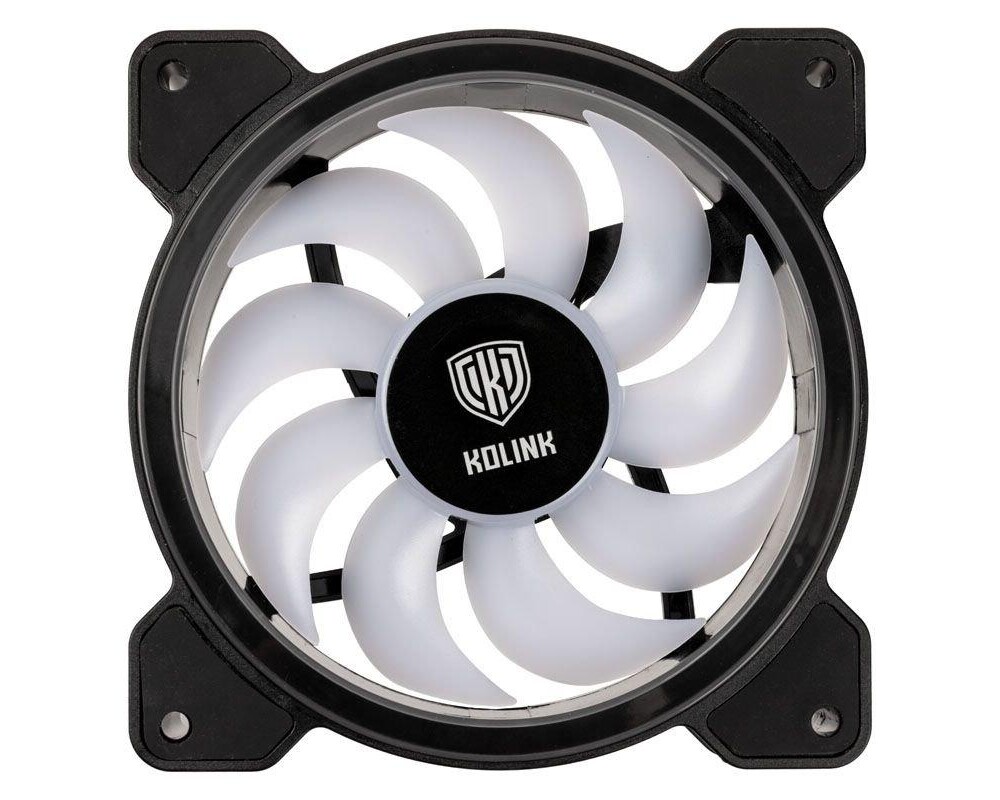 Вентилатор Kolink Umbra 120mm, ARGB, PWM, Черен 2