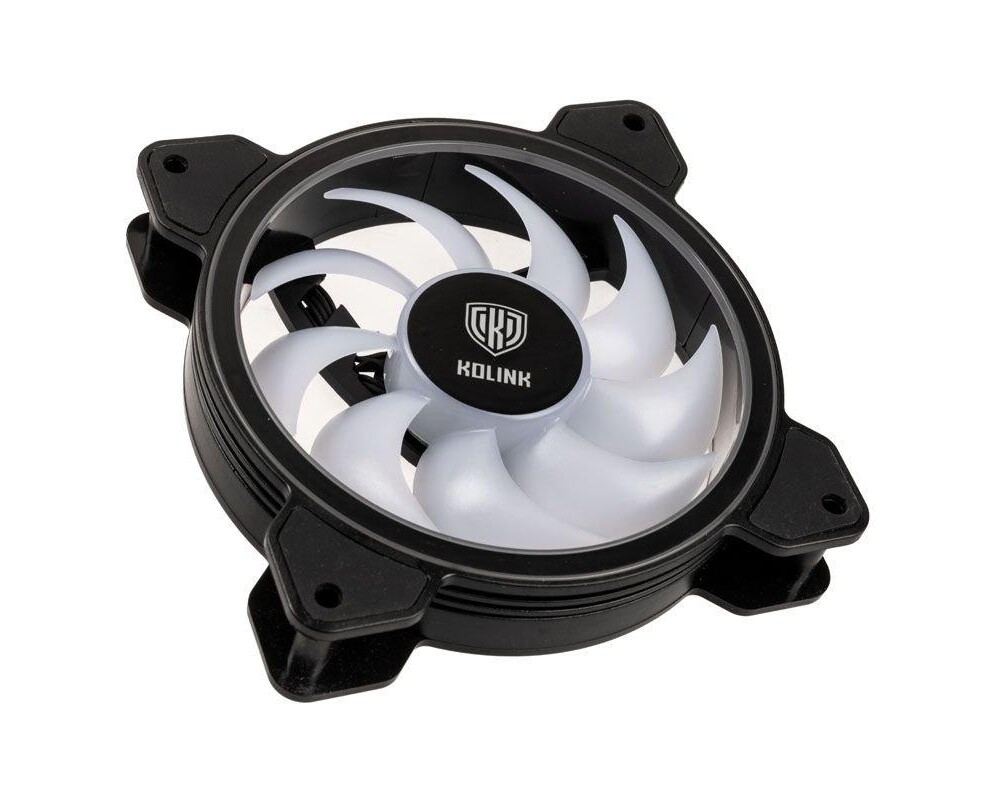Вентилатор Kolink Umbra 120mm, ARGB, PWM, Черен 5