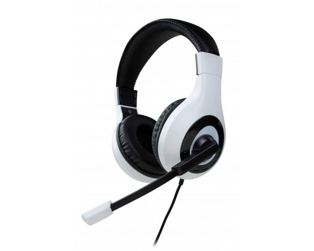 Слушалки Геймърски слушалки Nacon Bigben PS5 Official Headset V1 White, Микрофон, Бял