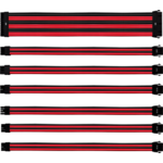 <span>Кабел</span> Комплект оплетени кабели Cooler Master, Червено/Черни <span class='catalog-num-in-name'>CM-PS-CMA-NEST16RDBK1-GL</span> - 