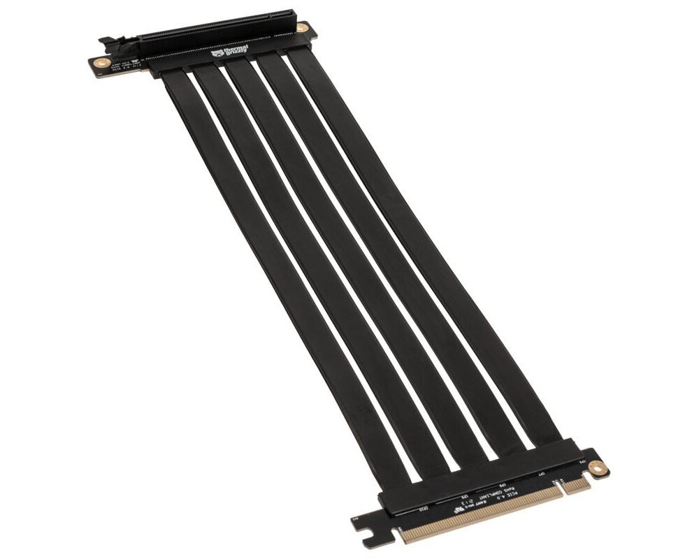 Кабел за вертикален монтаж за видео карта Thermal Grizzly Riser Cable 300mm PCI-E x16 4.0 3
