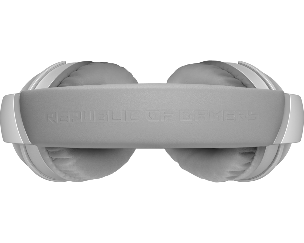 Слушалки ASUS ROG Strix Go Core Moonlight White Wired Gaming Headset Discord Certified Mic Hi-Res Audio 40mm Drivers Lightweight 3.5mm 8