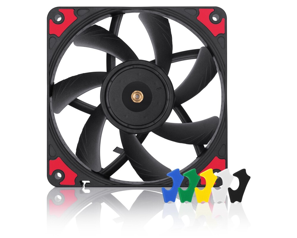 Вентилатор Noctua 120mm NF-A12x25-PWM chromax.black... 9