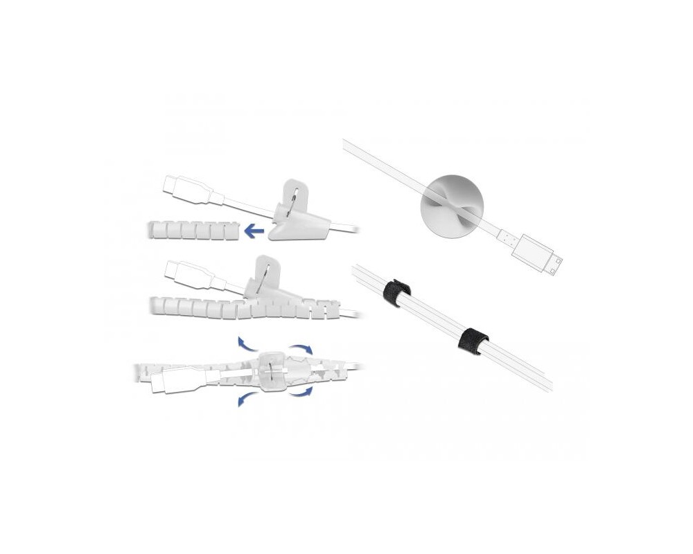 Кабел Комплект за управление на кабели Delock, 5 части 2