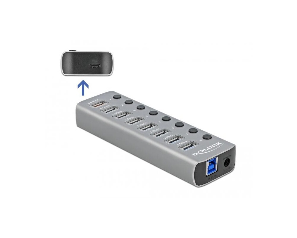 USB хъб , 9 порта, DELOCK 63264 2
