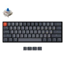  Геймърска Механична клавиатура Keychron K12 Hot-Swappable 60% Gateron Blue Switch White LED ABS 216661 K12-G2 на топ цена - PIC.bg