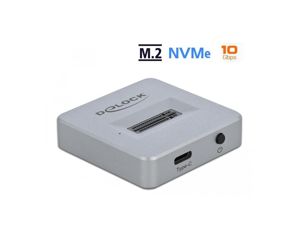 Адаптери Докинг станция Delock, За M.2 NVMe PCIe SSD, USB-C 3.2 Gen 2