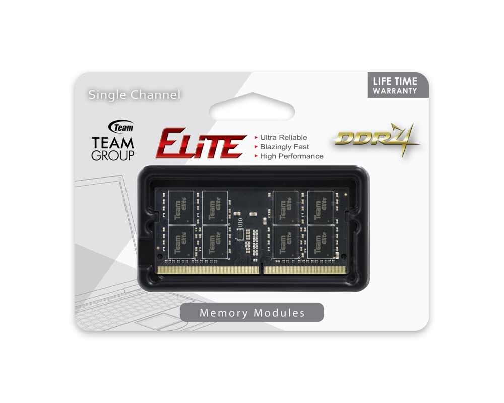 Памет Team Group Elite DDR4 SO-DIMM 4GB 2666MHz CL19-19-19-43 1.2V 4