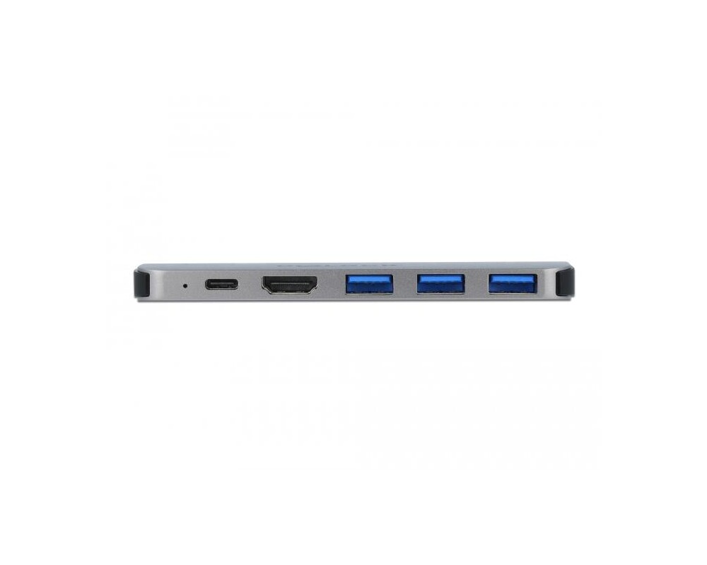 Докинг станция Докинг станция Delock, За MacBook, HDMI 4K, USB-A, USB-C, PD, Сива 3