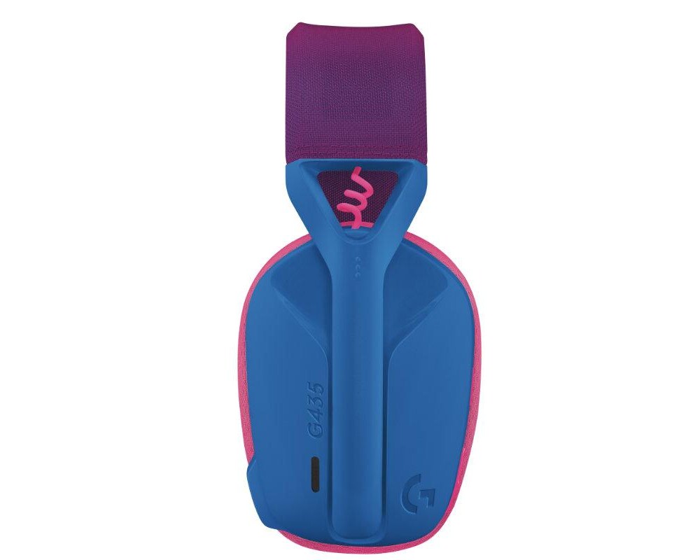 Слушалки Геймърски безжични слушалки Logitech G435 Lightspeed Wireless, Микрофон, Син/Розов 5