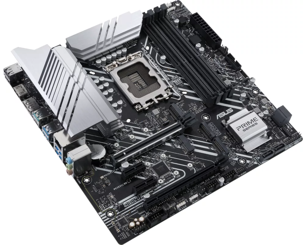 Дънна платка ASUS PRIME Z690M-PLUS D4, LGA 1700, mATX, DDR4, Aura Sync RGB 5