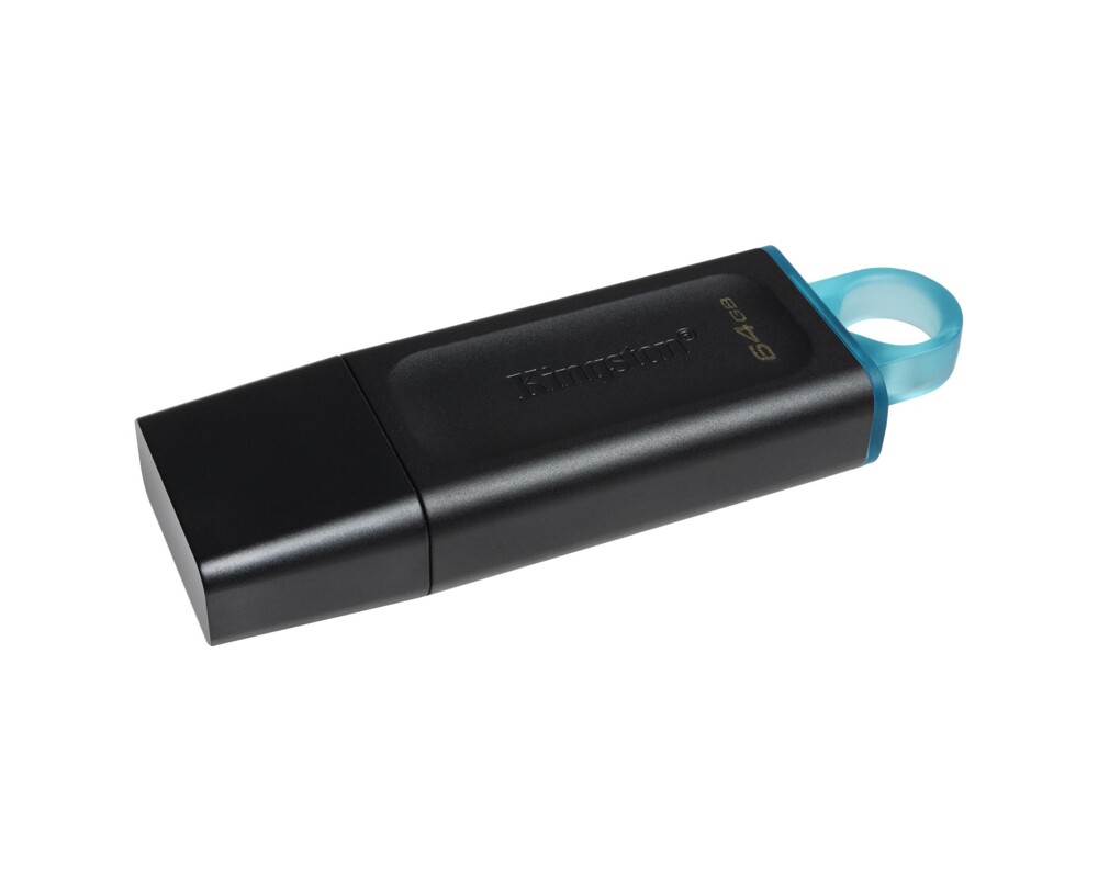 Флаш памет KINGSTON 64GB USB3.2 Gen1 DataTraveler Exodia Black + Teal 12
