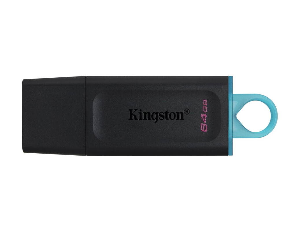 Флаш памет KINGSTON 64GB USB3.2 Gen1 DataTraveler Exodia Black + Teal 10