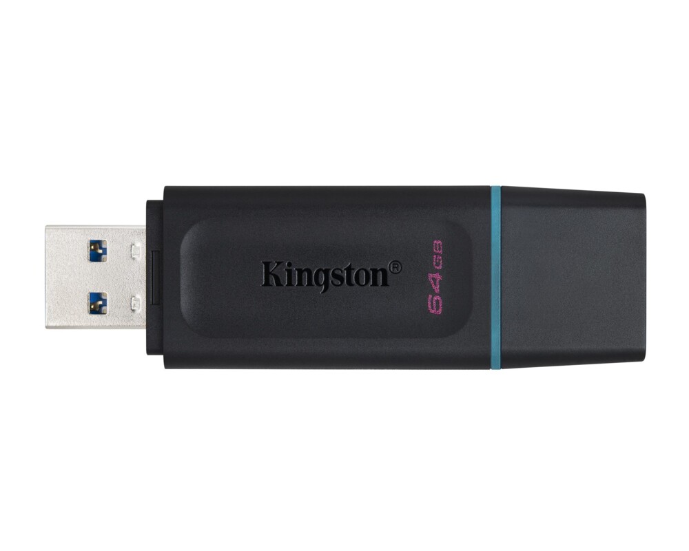Флаш памет KINGSTON 64GB USB3.2 Gen1 DataTraveler Exodia Black + Teal 11