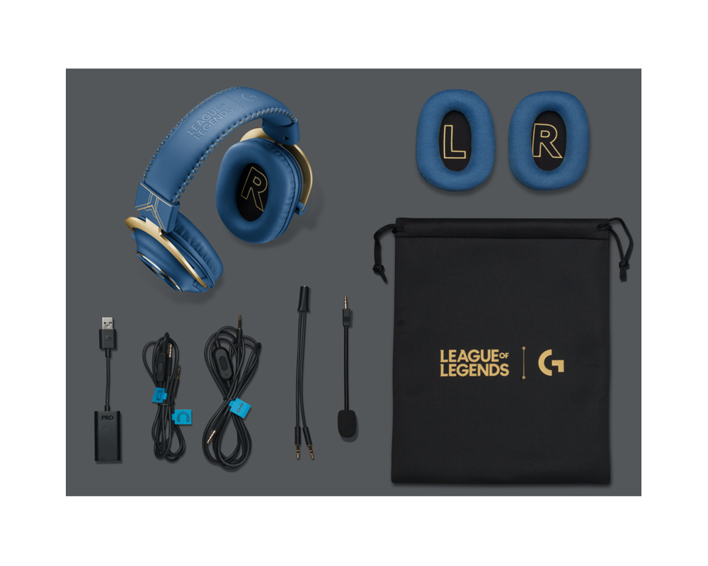 Слушалки Logitech G PRO X League of Legends 6