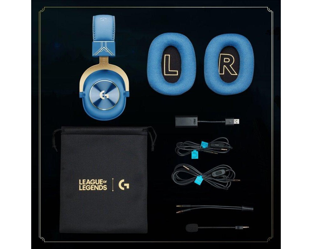 Слушалки Logitech G PRO X League of Legends 7