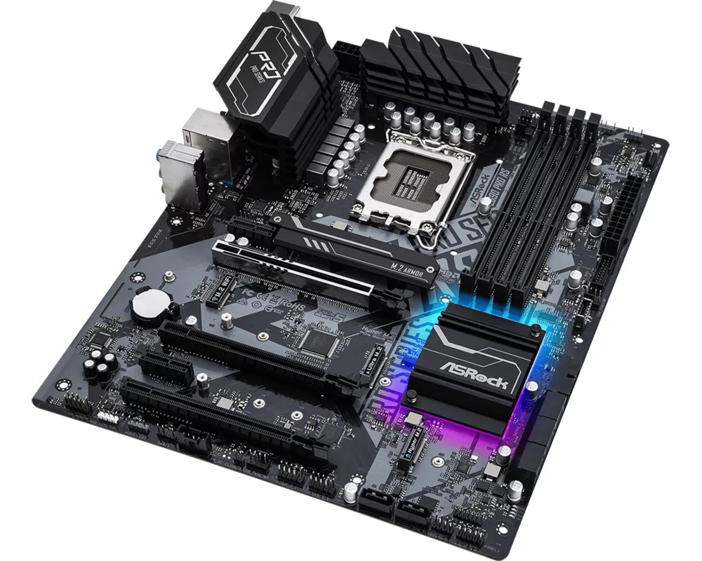 Дънна платка ASRock Z690 Pro RS, LGA1700, ATX, Polychrome RGB 6