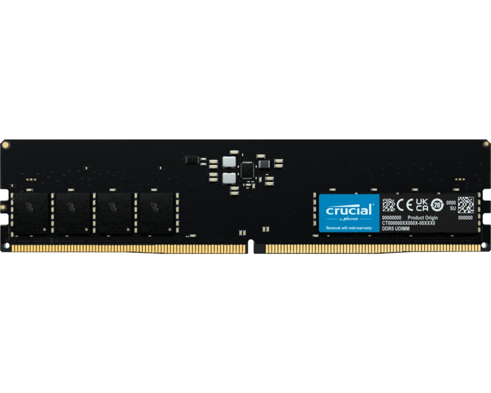 Памет Crucial 16GB DDR5-4800 UDIMM CL40 7