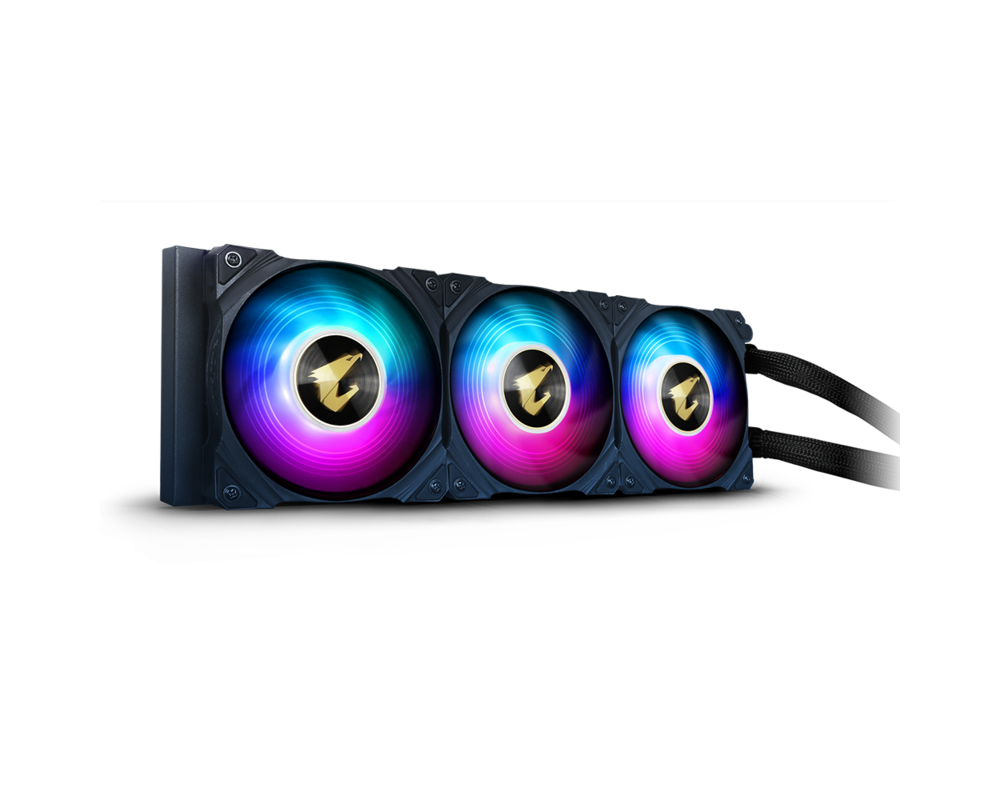 Охладител за процесор Gigabyte AORUS WATERFORCE 360, ARGB display, RGB Fusion 2.0 Socket 1700 Ready 2