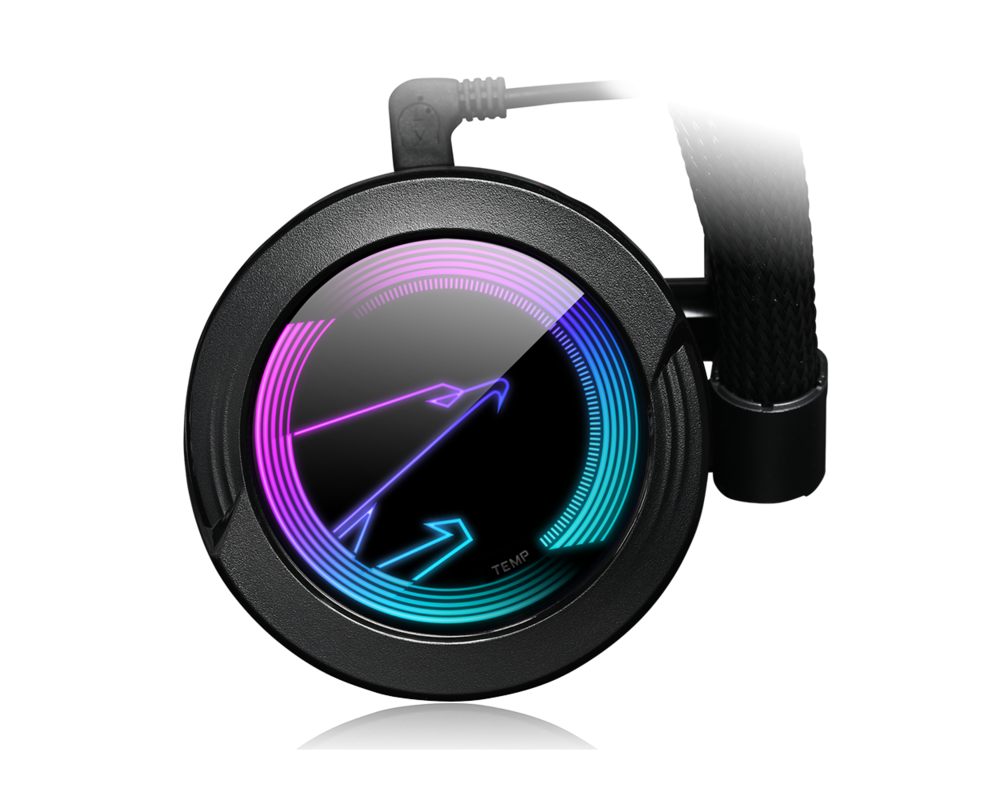 Охладител за процесор Gigabyte AORUS WATERFORCE 360, ARGB display, RGB Fusion 2.0 Socket 1700 Ready 3