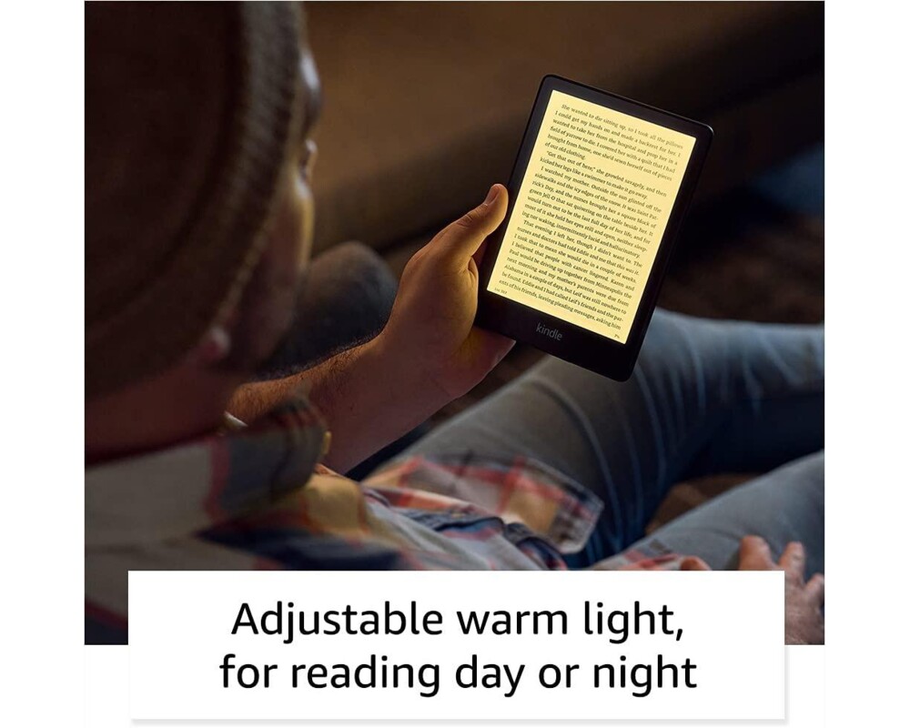 Електронна книга eBook Kindle Paperwhite 6.8", 8GB, 2021, 11 генерация, IPX8, Черен 4